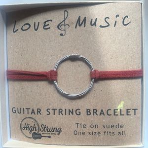 NIB High Strung Studios Guitar String Bracelet